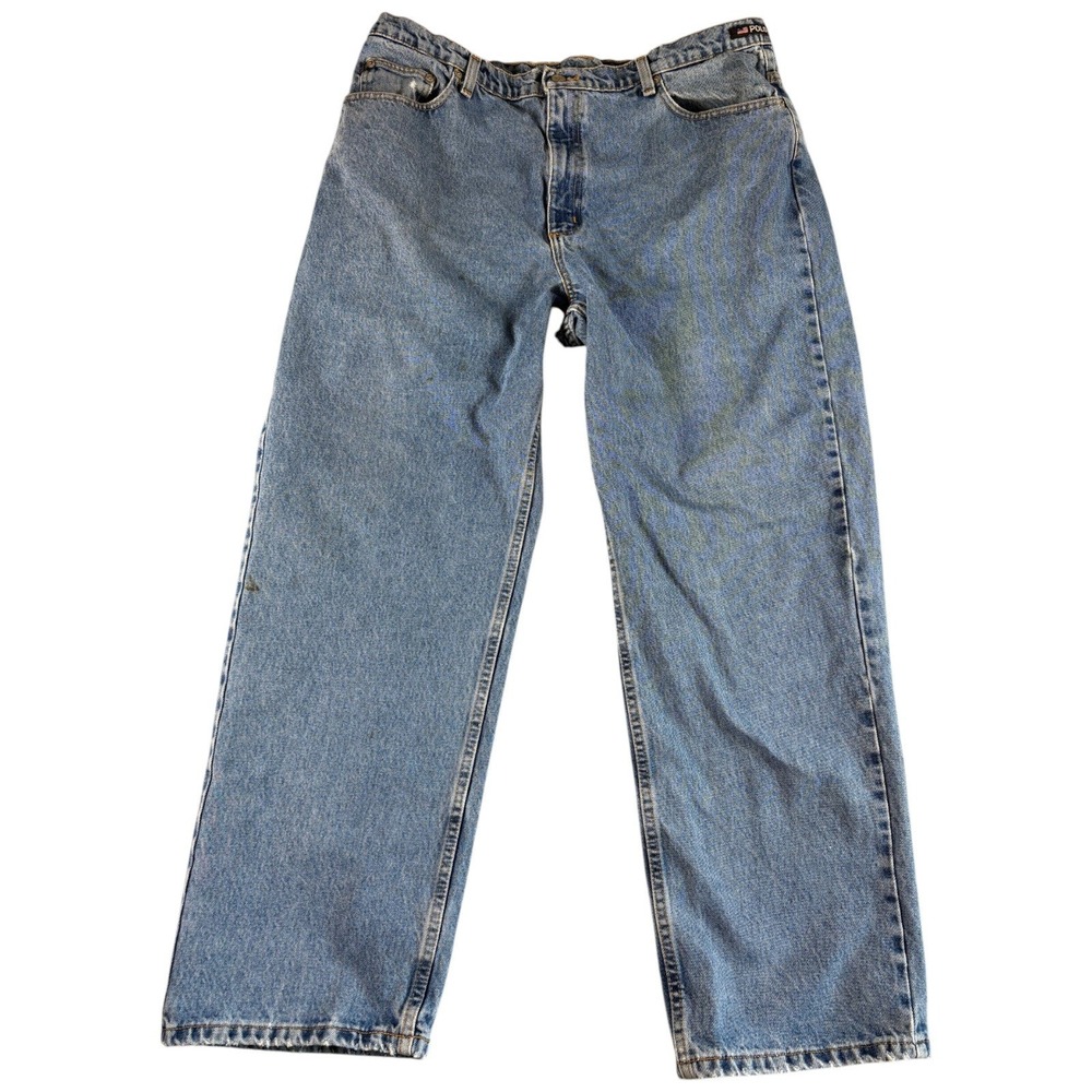 Polo Jeans Co Ralph Lauren Loose Fit Mens 38x32 Blue Vintage RL Y2K Grunge Pants